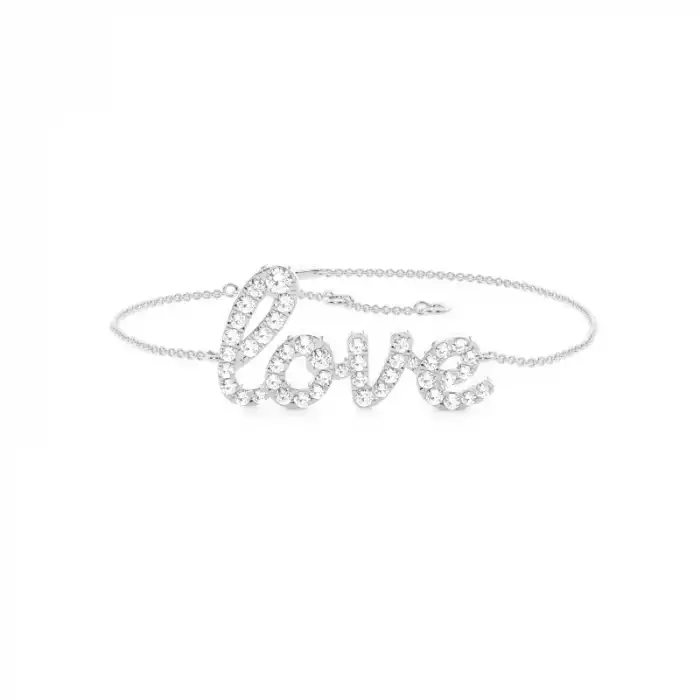 White Gold Chain Diamond Bracelets