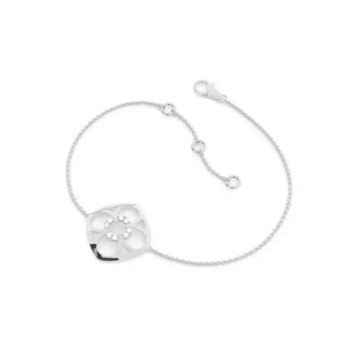 White Gold Chain Diamond Bracelets