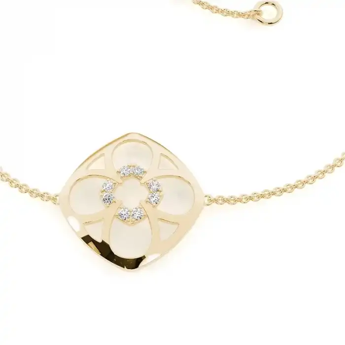 White Gold Chain Diamond Bracelets