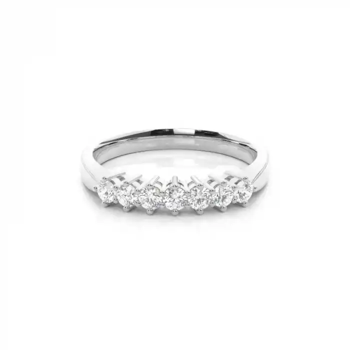 White Gold Contemporary Diamond Engagement Rings