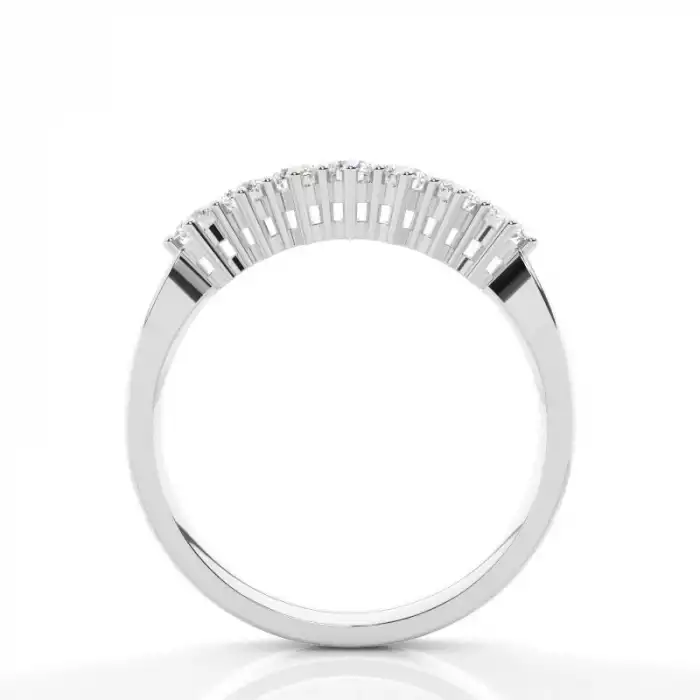 White Gold Contemporary Diamond Engagement Rings