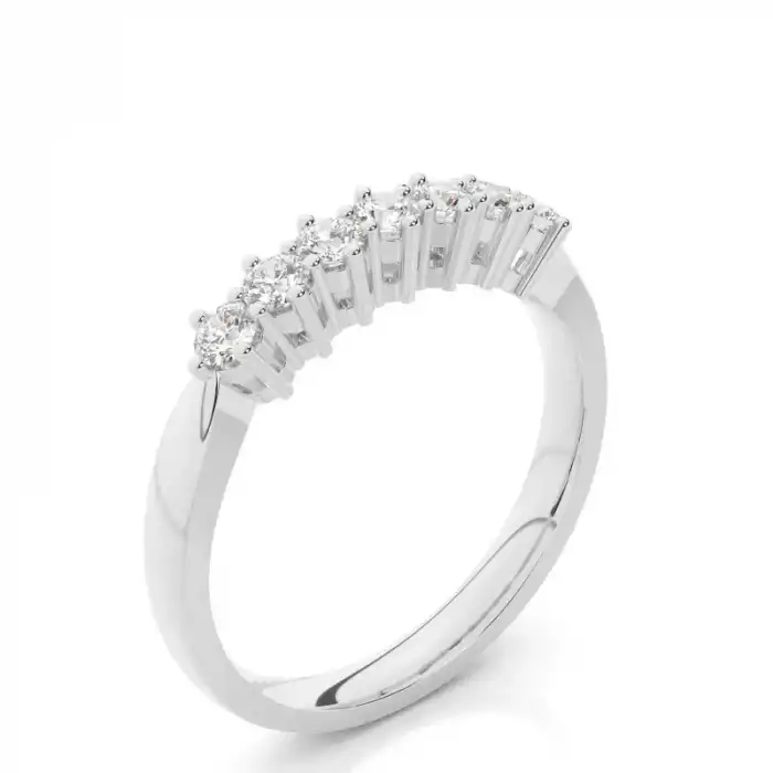 White Gold Contemporary Diamond Engagement Rings
