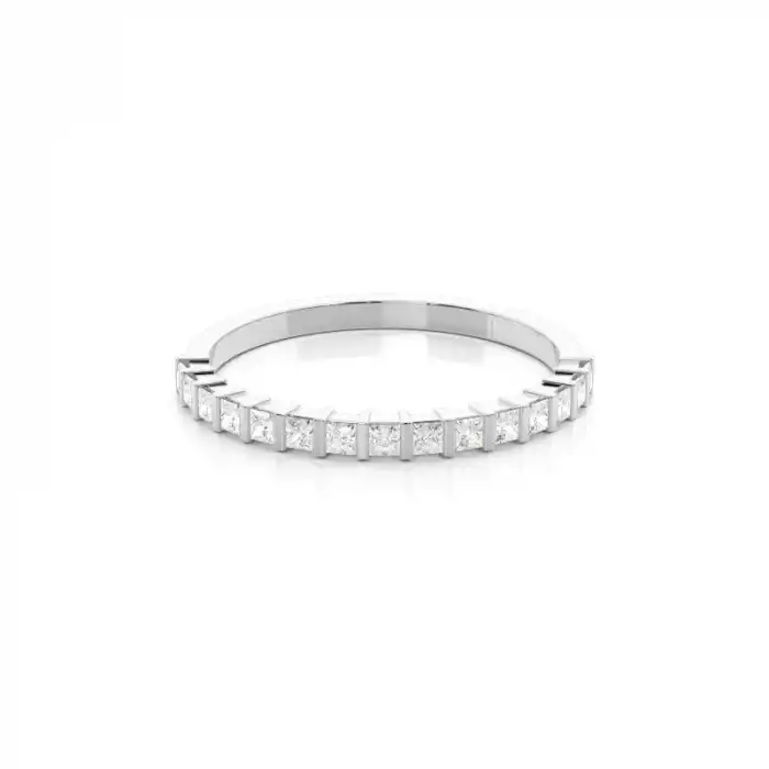 White Gold Diamond Anniversary Rings