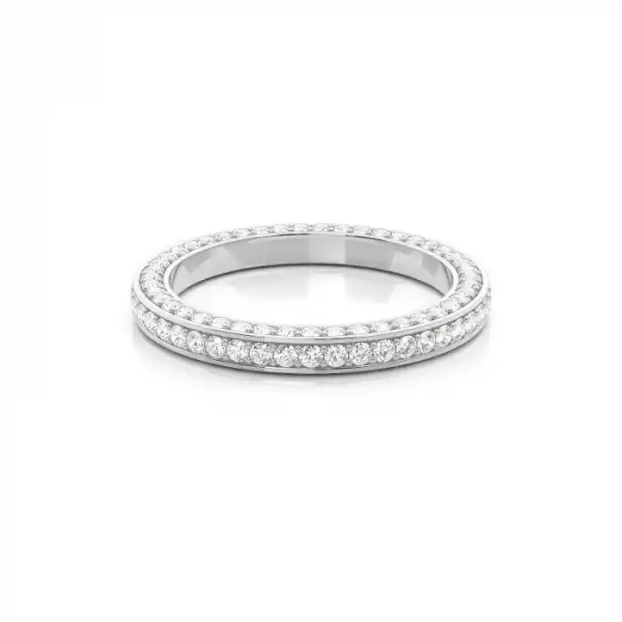 White Gold Diamond Anniversary Rings