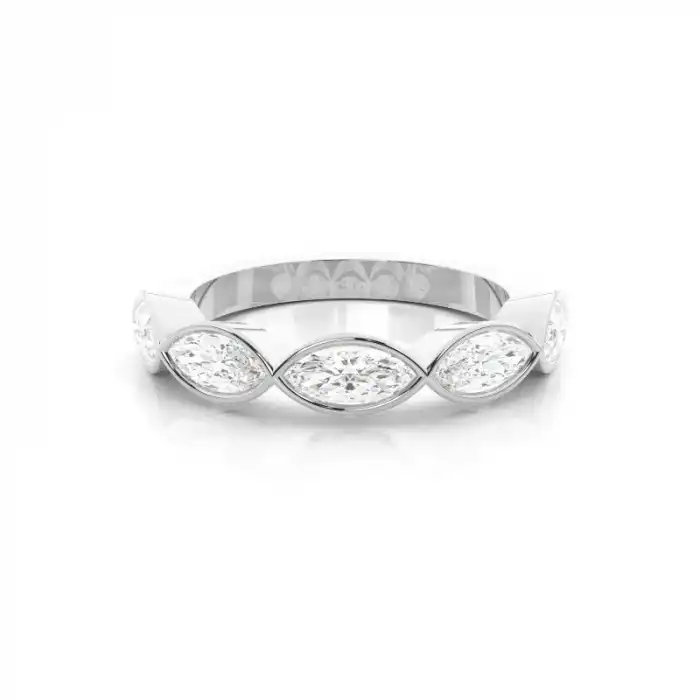 White Gold Diamond Anniversary Rings