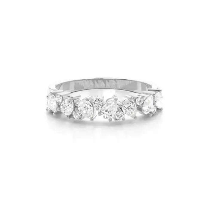 White Gold Diamond Anniversary Rings