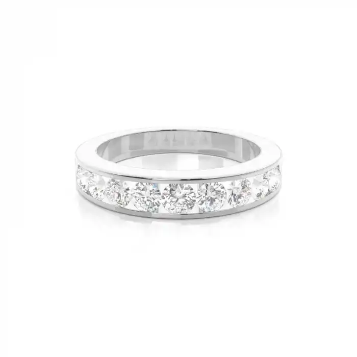 White Gold Diamond Anniversary Rings
