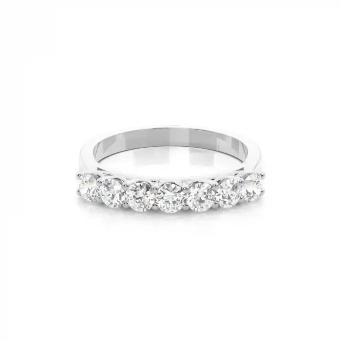 White Gold Diamond Anniversary Rings