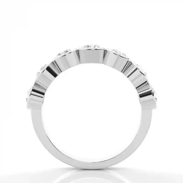 White Gold Diamond Anniversary Rings
