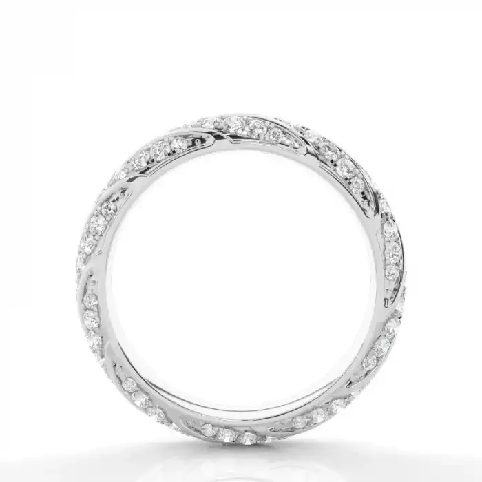 White Gold Diamond Anniversary Rings