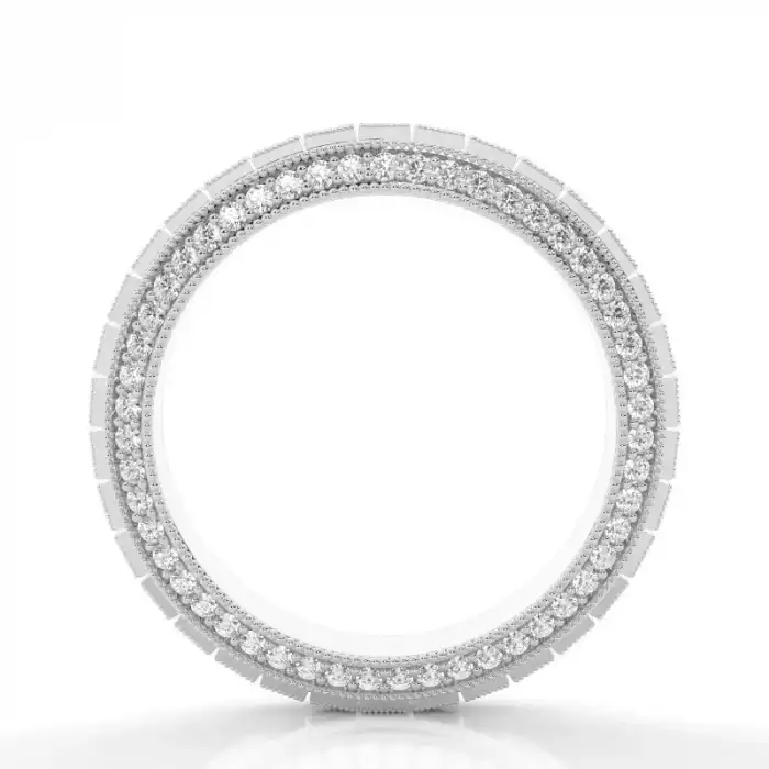 White Gold Diamond Anniversary Rings