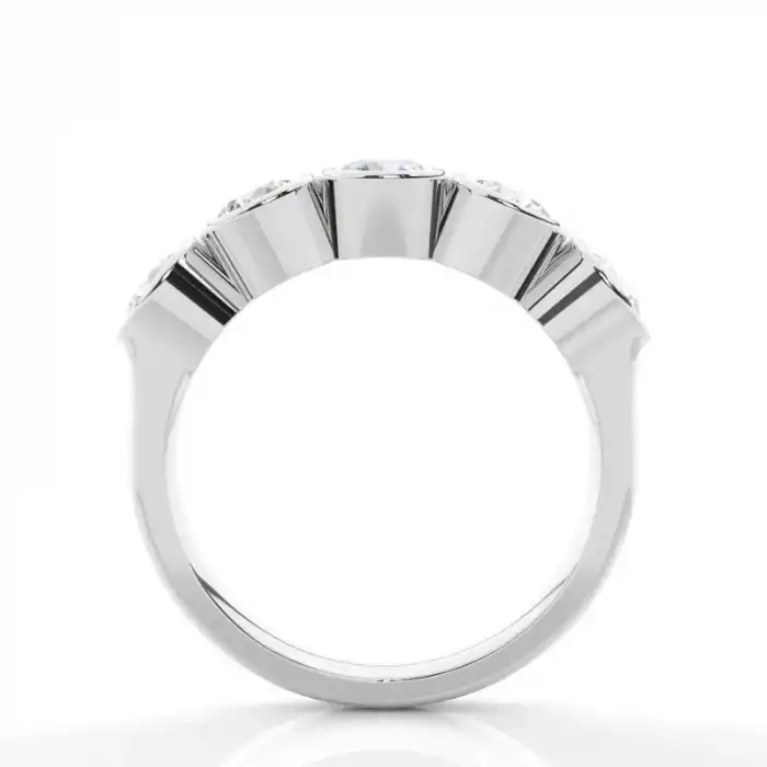 White Gold Diamond Anniversary Rings
