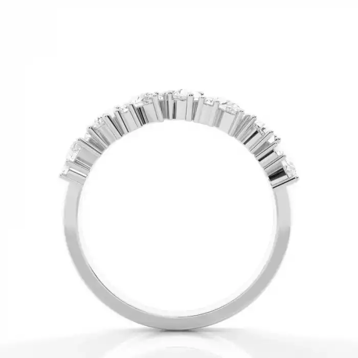 White Gold Diamond Anniversary Rings
