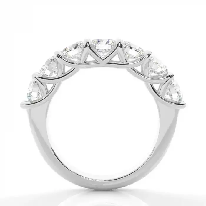 White Gold Diamond Anniversary Rings