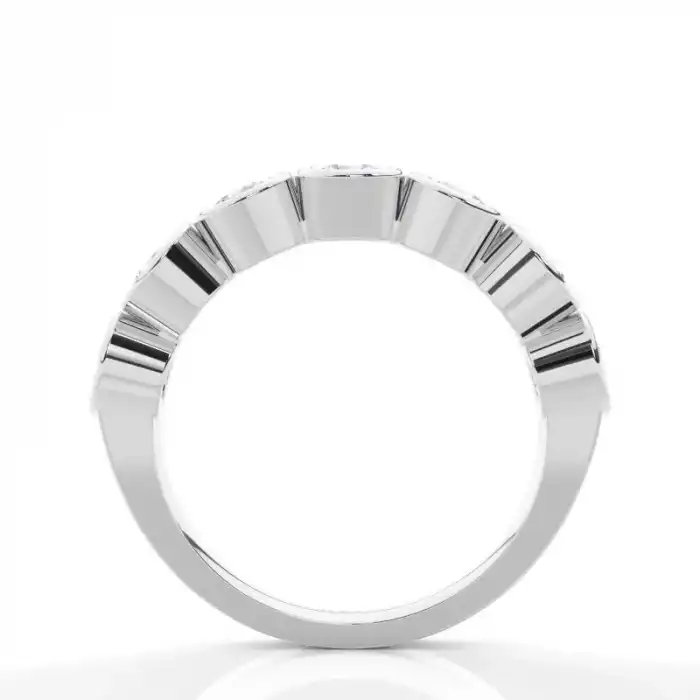 White Gold Diamond Anniversary Rings