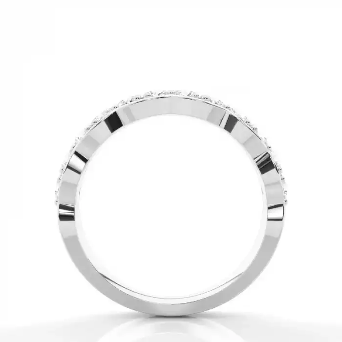 White Gold Diamond Anniversary Rings