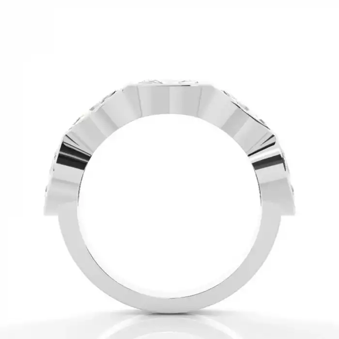 White Gold Diamond Anniversary Rings