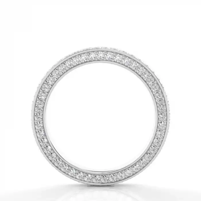 White Gold Diamond Anniversary Rings