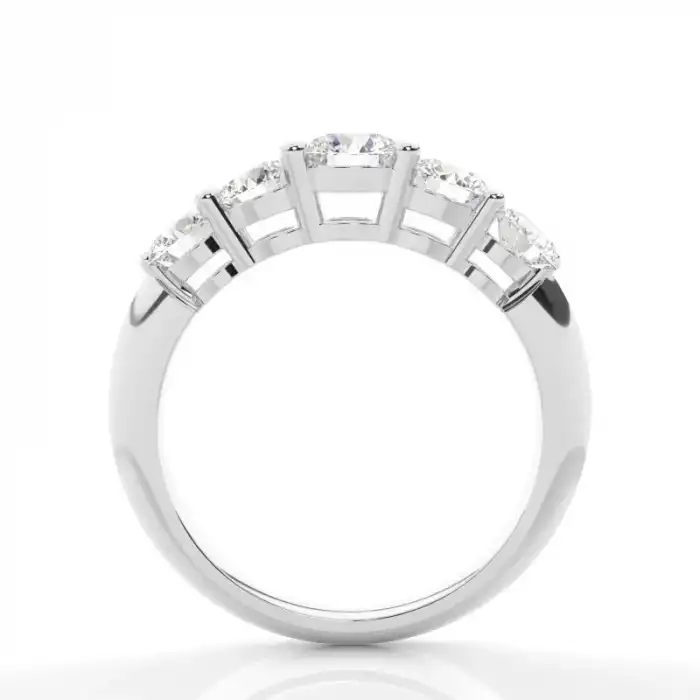 White Gold Diamond Anniversary Rings