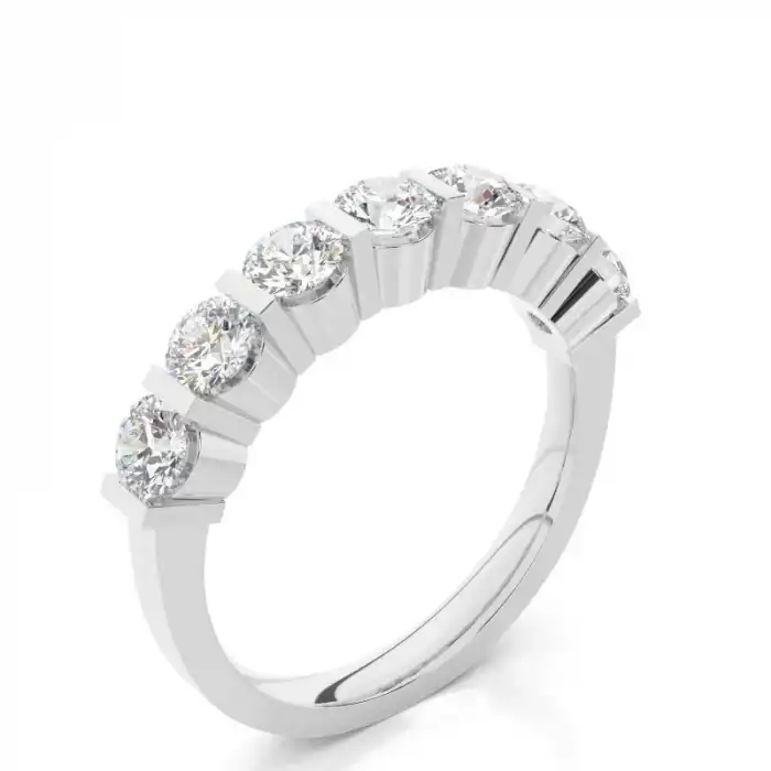 White Gold Diamond Anniversary Rings