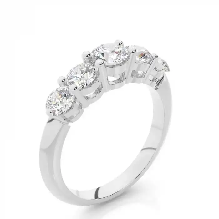 White Gold Diamond Anniversary Rings