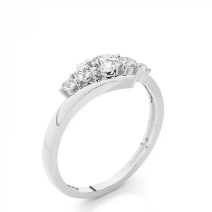 White Gold Diamond Anniversary Rings