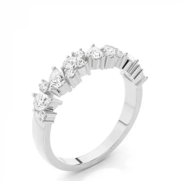 White Gold Diamond Anniversary Rings