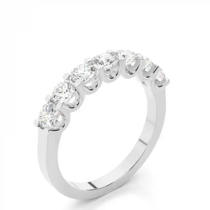 White Gold Diamond Anniversary Rings