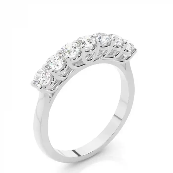 White Gold Diamond Anniversary Rings