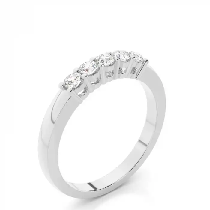 White Gold Diamond Anniversary Rings