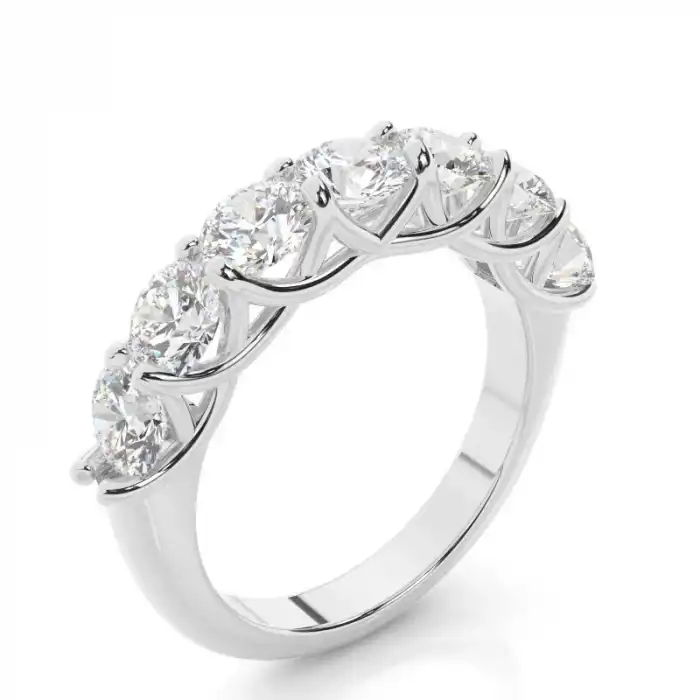 White Gold Diamond Anniversary Rings