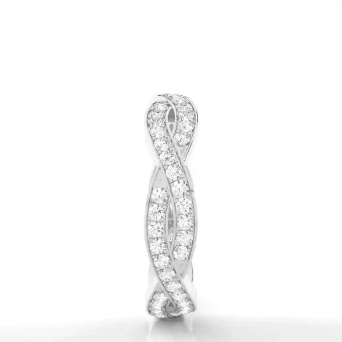 White Gold Diamond Anniversary Rings