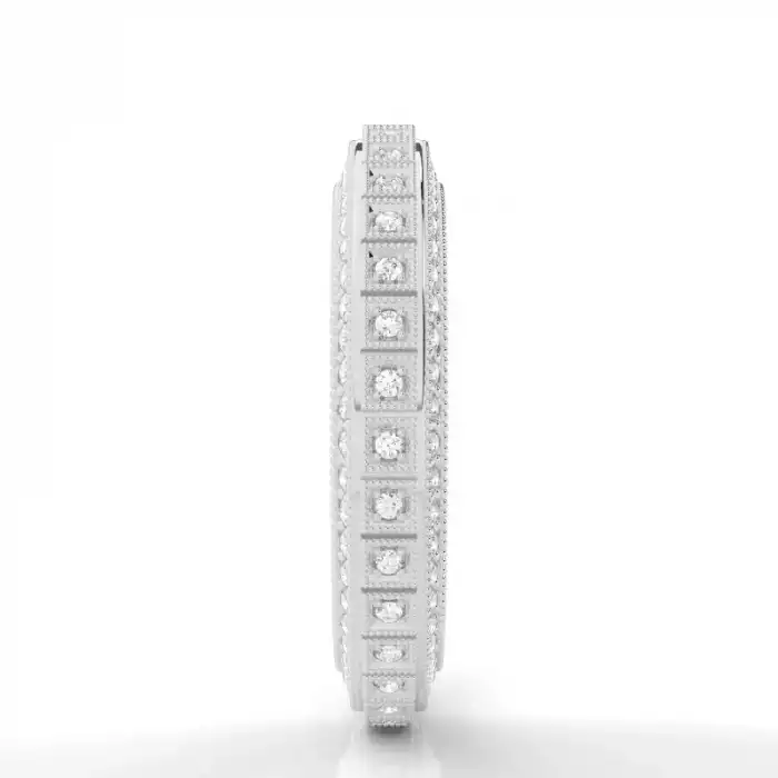 White Gold Diamond Anniversary Rings