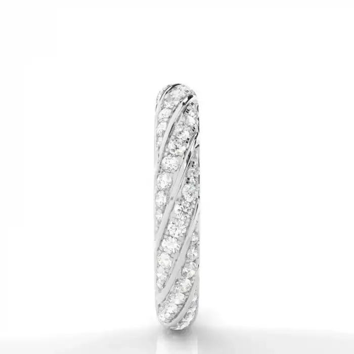 White Gold Diamond Anniversary Rings