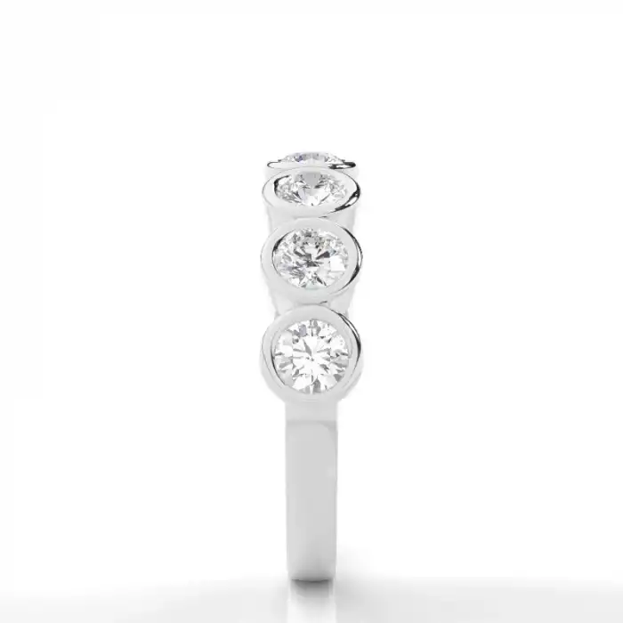 White Gold Diamond Anniversary Rings