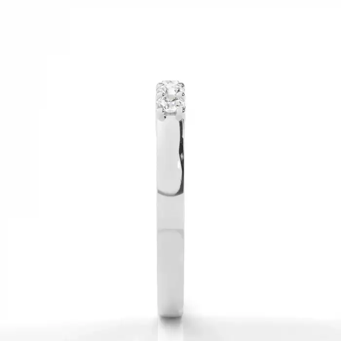 White Gold Diamond Anniversary Rings