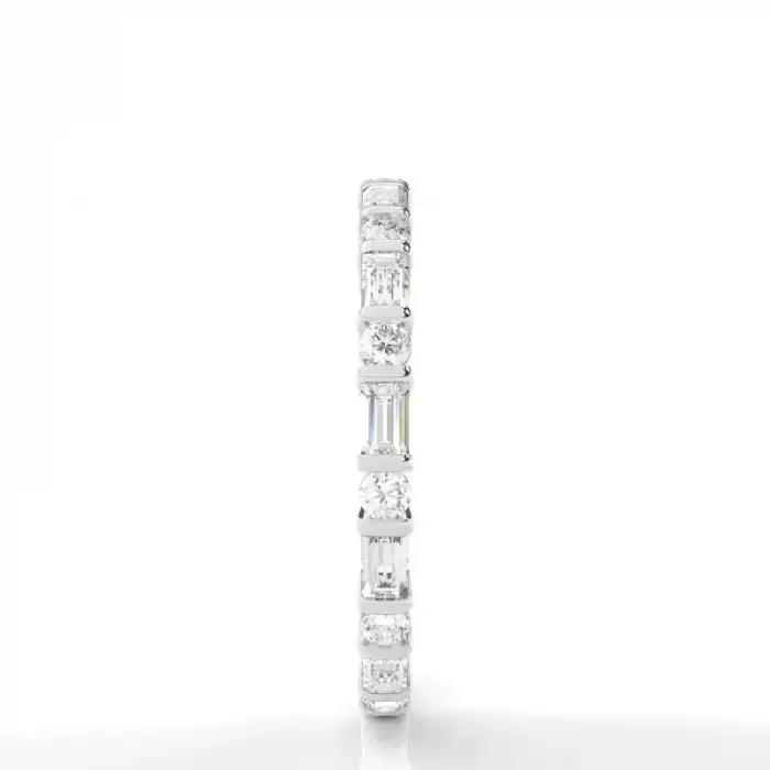 White Gold Diamond Anniversary Rings