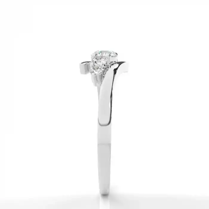 White Gold Diamond Anniversary Rings