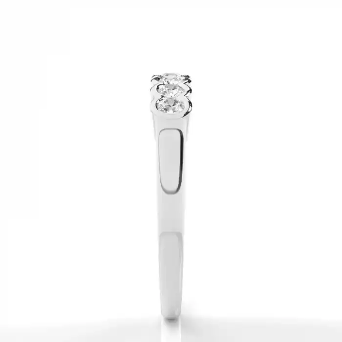 White Gold Diamond Anniversary Rings