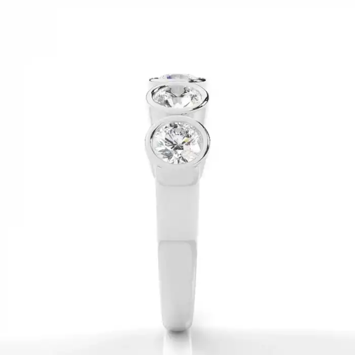 White Gold Diamond Anniversary Rings