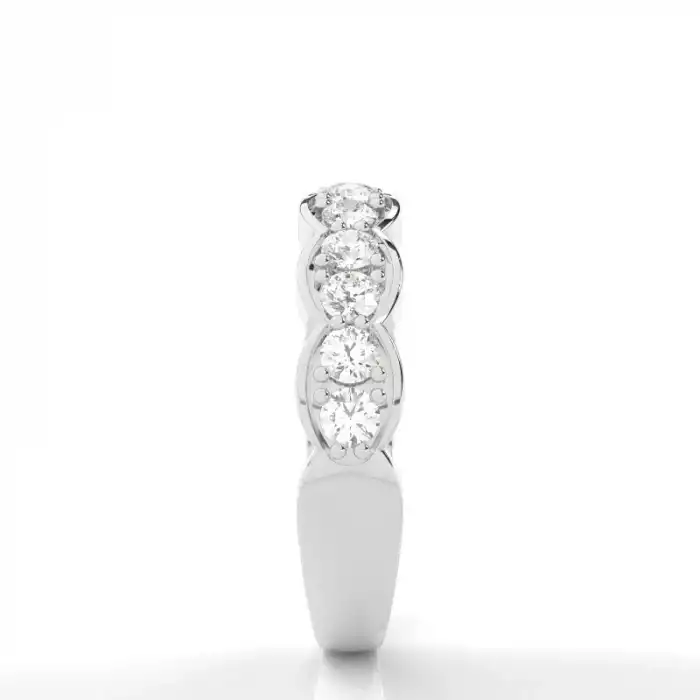 White Gold Diamond Anniversary Rings