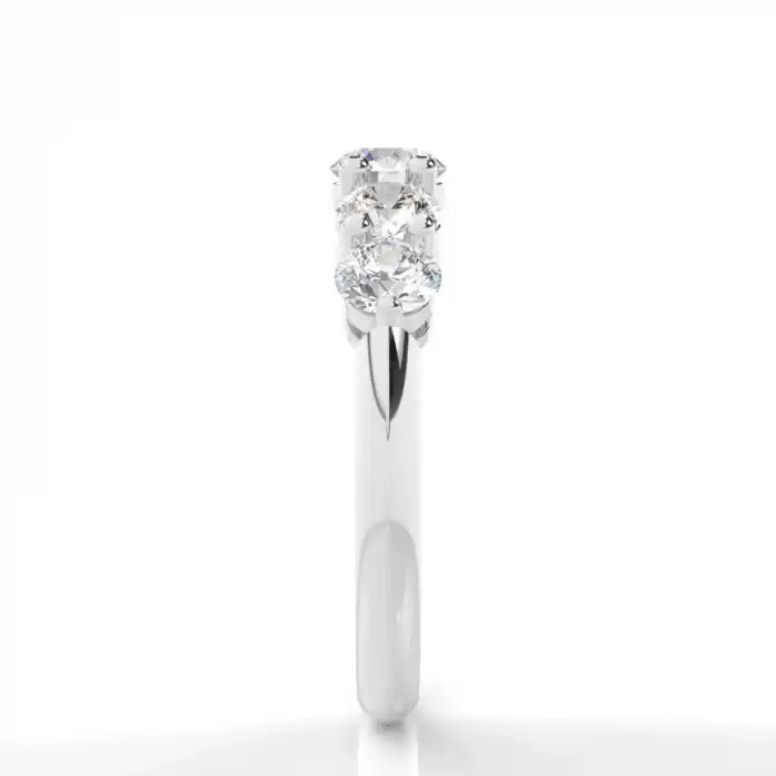 White Gold Diamond Anniversary Rings