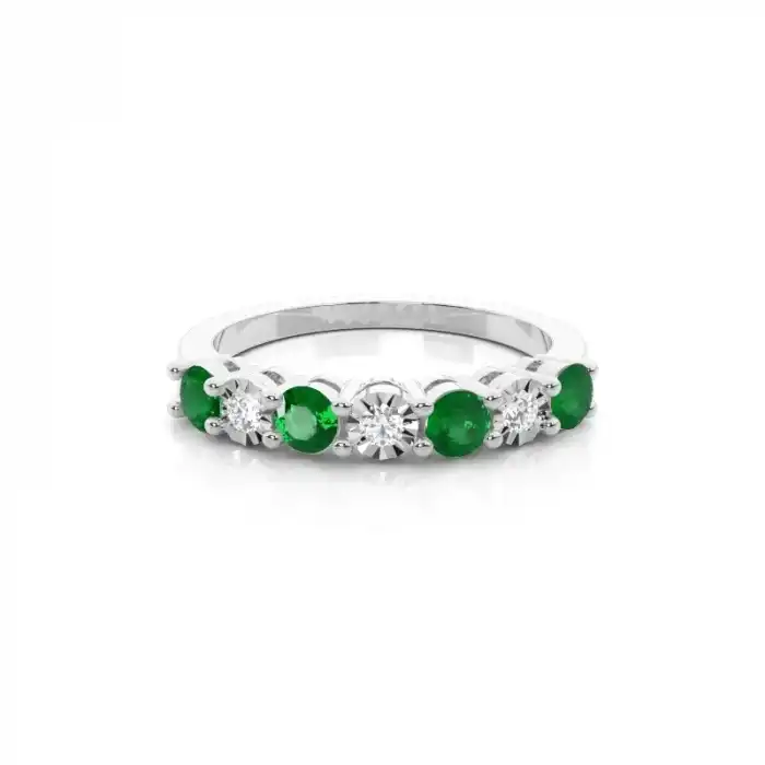 White Gold Eternity Rings Diamond