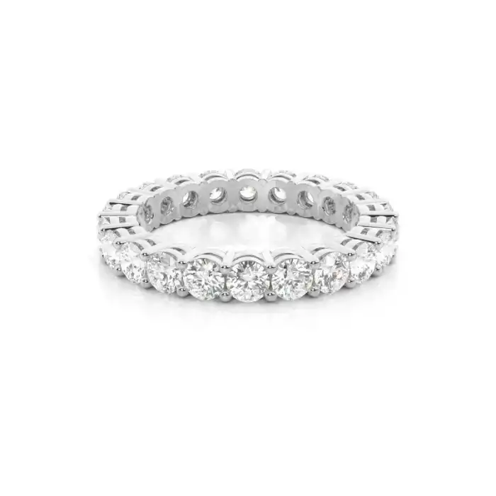 White Gold Eternity Rings Diamond