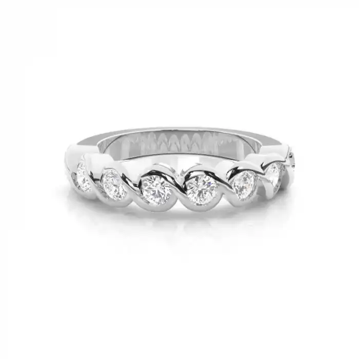 White Gold Eternity Rings Diamond