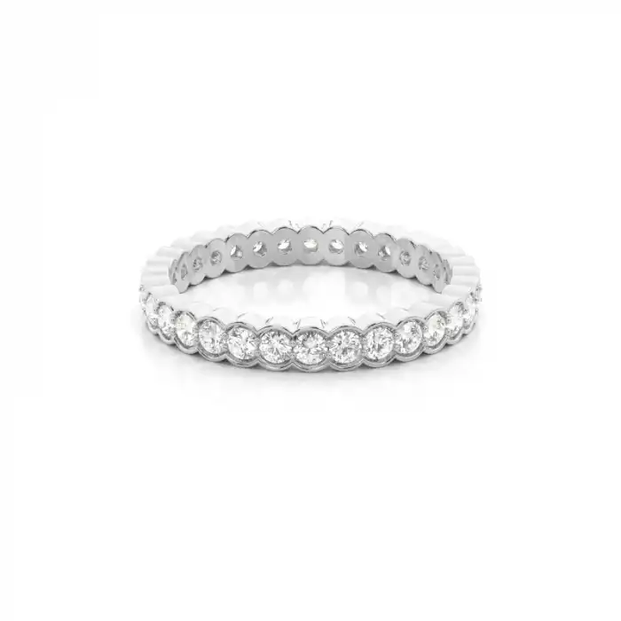 White Gold Eternity Rings Diamond