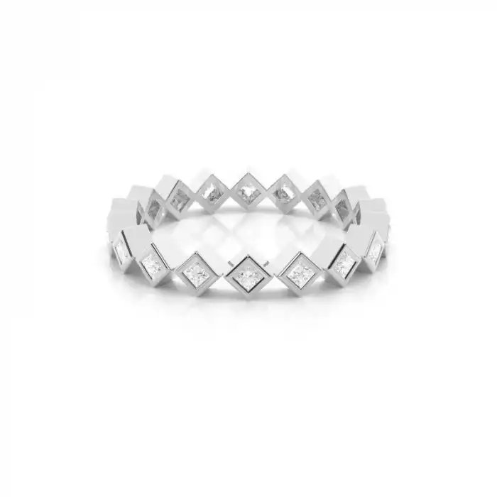 White Gold Eternity Rings Diamond