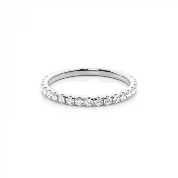 White Gold Eternity Rings Diamond