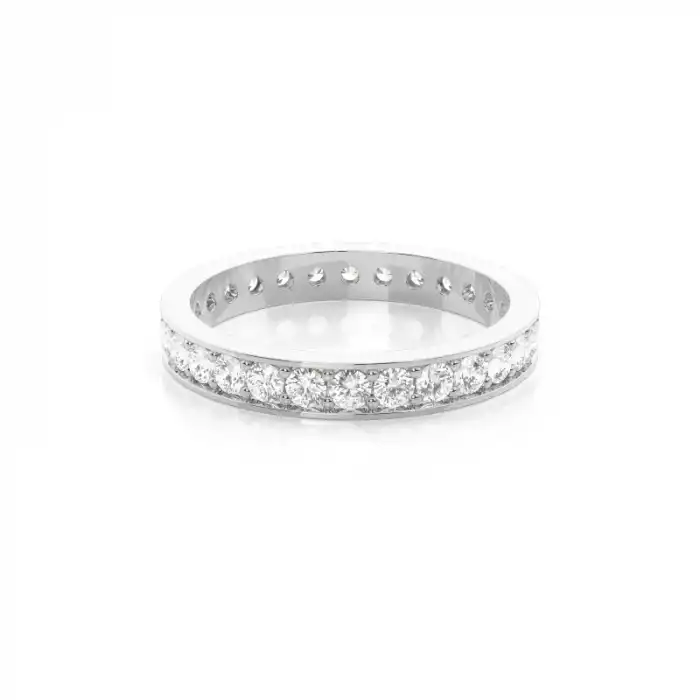 White Gold Eternity Rings Diamond