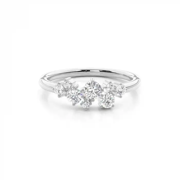 White Gold Eternity Rings Diamond